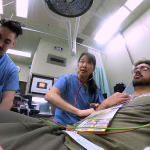 Active Shooter Misawa Base Exercise Casualty in ER receiving medical treatment.